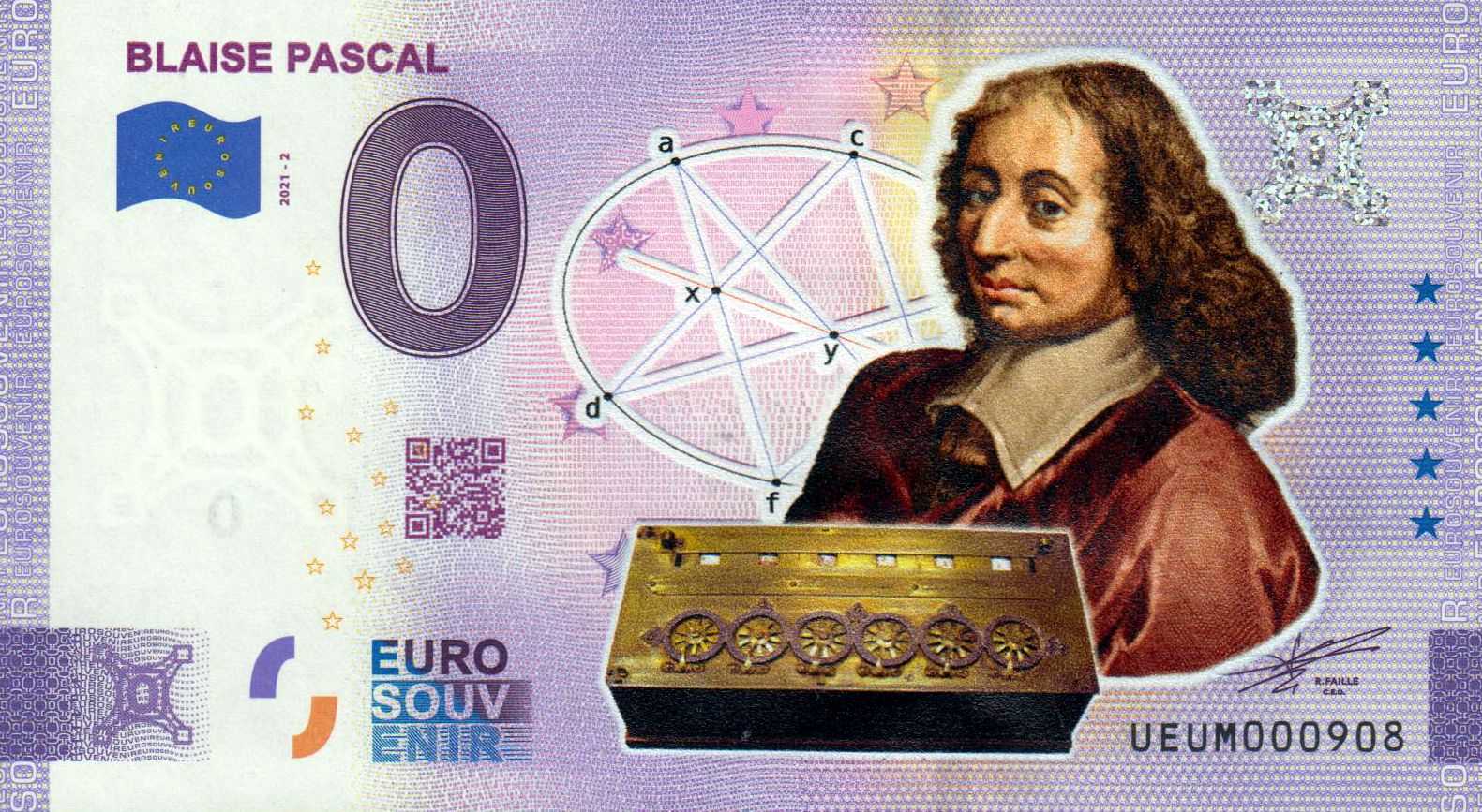 Blaise Pascal 2021-2, coloriert