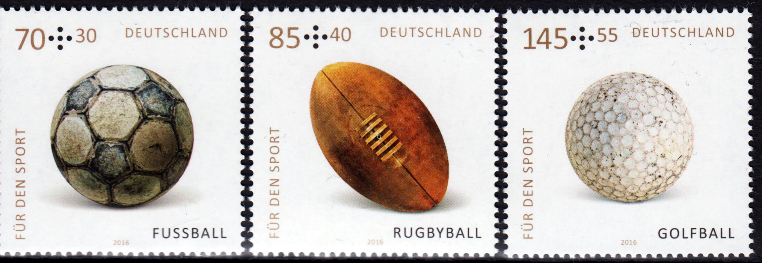 Für den Sport 2016, Fußball, Golf, Rugby