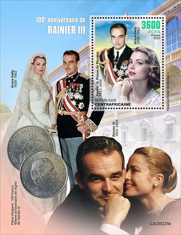 Block: Fürst Rainier III 2023