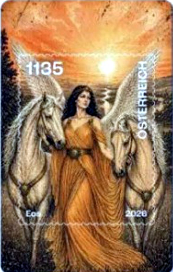 Block: Crypto Stamp, Eos 2026, Farbe ROT