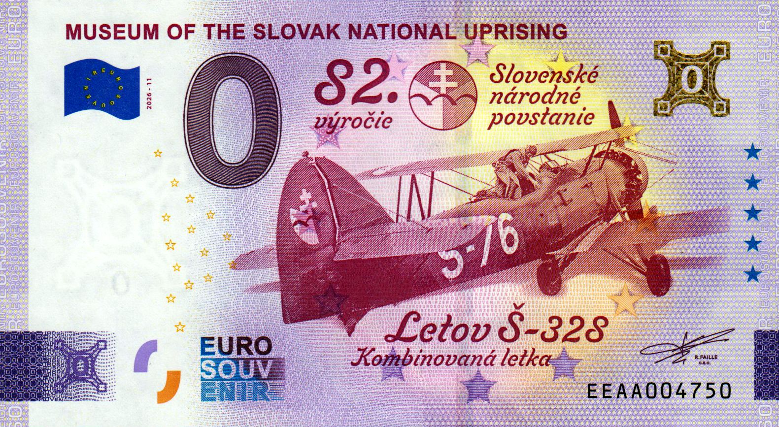 Museum of the Slovak National Uprising, Letov S-328 2026-11 Gold