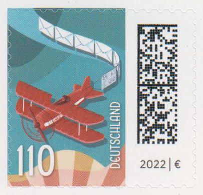 Dauer: Luftpost 2025, sk, heller Druck