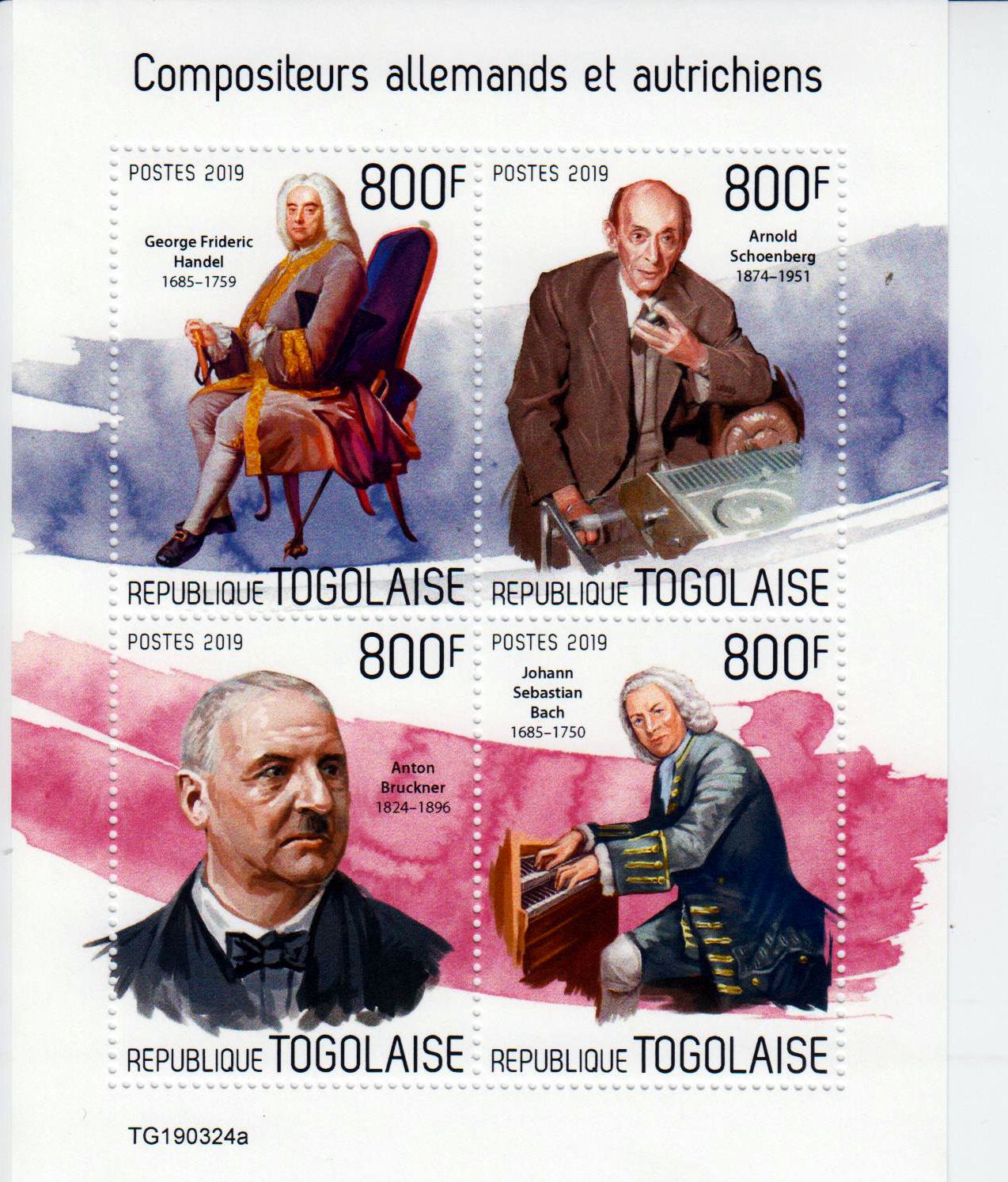 Deutsche & Österr. Komponisten, Händel,  Bach, bruckner, Schoenberg