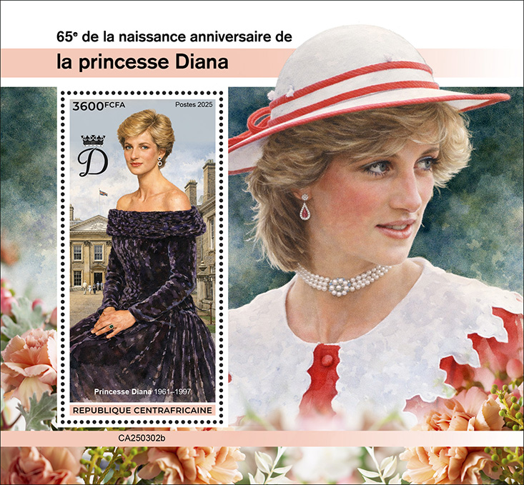 Block: 65 Jahre Prinzessin Diana 2025