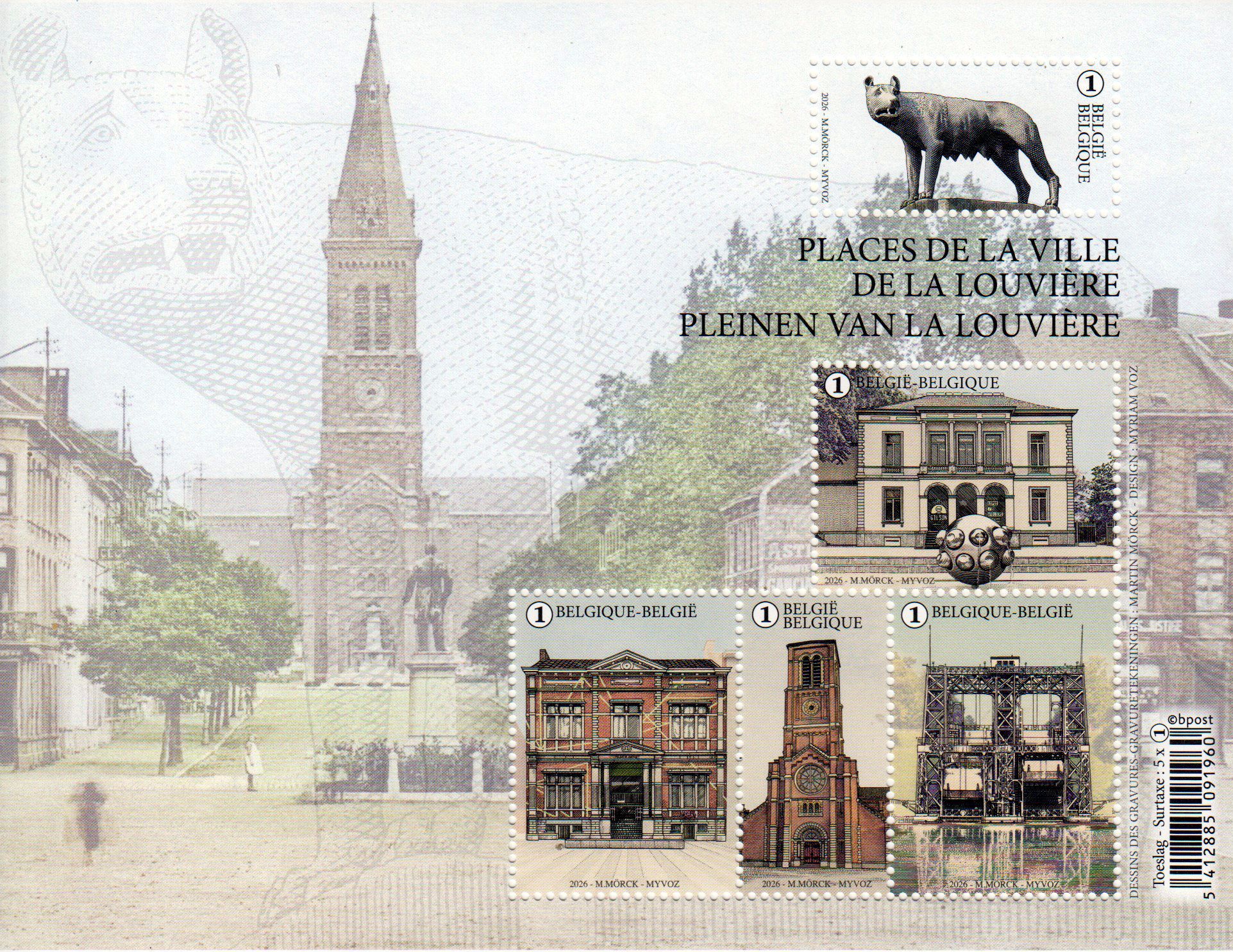 Block: Stadtplätze in La Louviere 2026