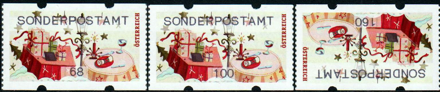 ATM: Weihnachten 2015, Gabentisch "Sonder- postamt" (AT 42.1)