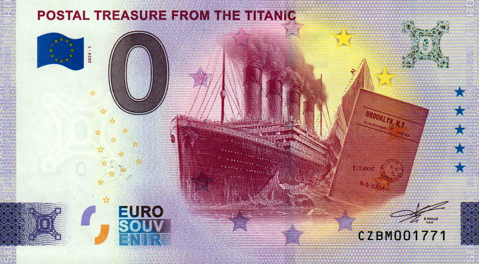 Postal Treasure from the Titanic 2024-1