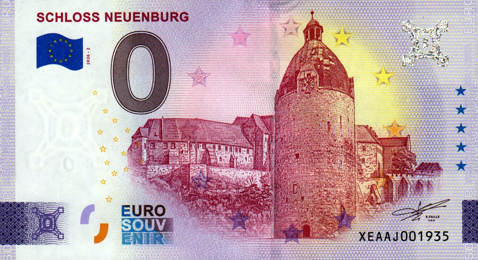 Schloss Neuenburg 2026-2 Silber