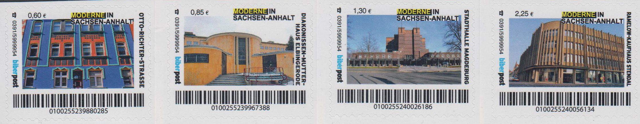 Moderne in Sachsen-Anhalt 2019, aus MH, gestempelt