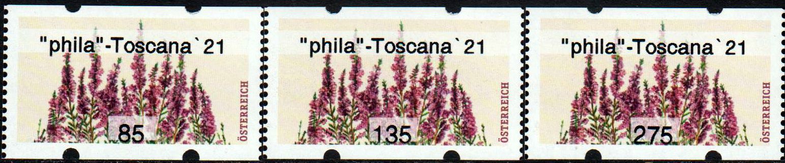 Sommer 2021, Erika mit Aufdruck "phila"-Toscana `21