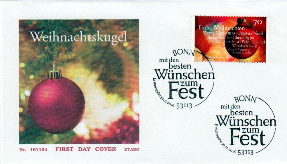 Weihnachtskugel 2016