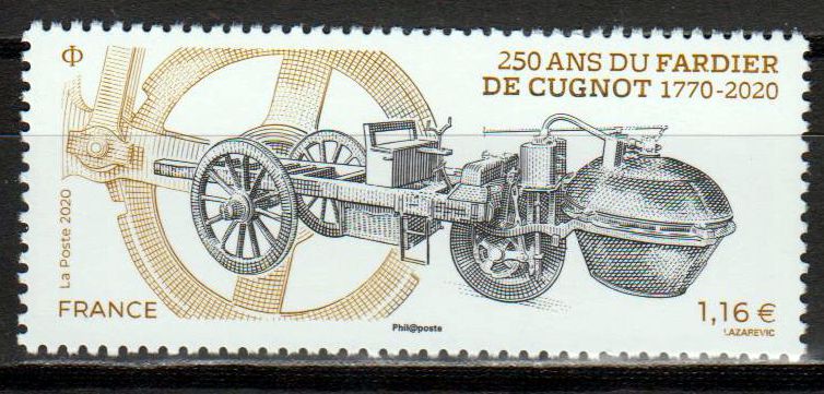 250 Jahre Fardier de Cugnot, Dampfwagen