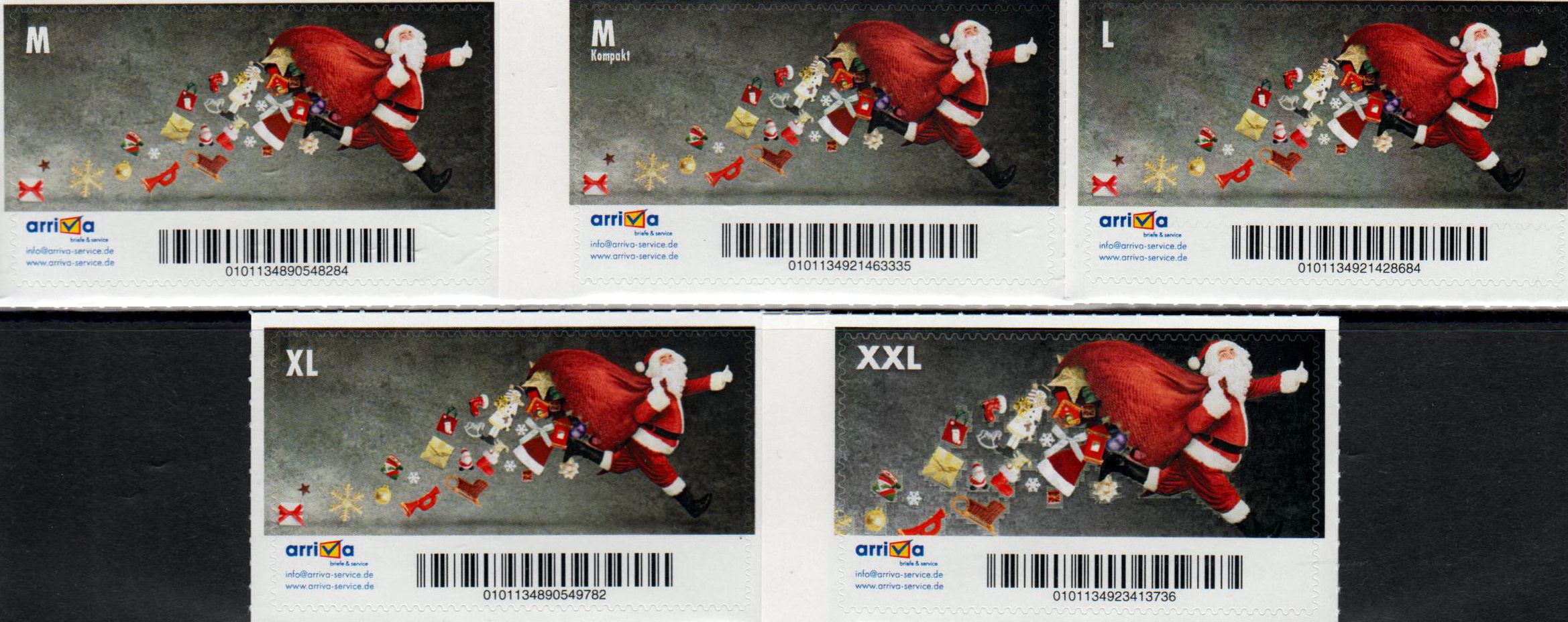 Weihnachten 2021 - Motiv 2, Geschäfts- kundenlabel, Präfix-Nr. 010113