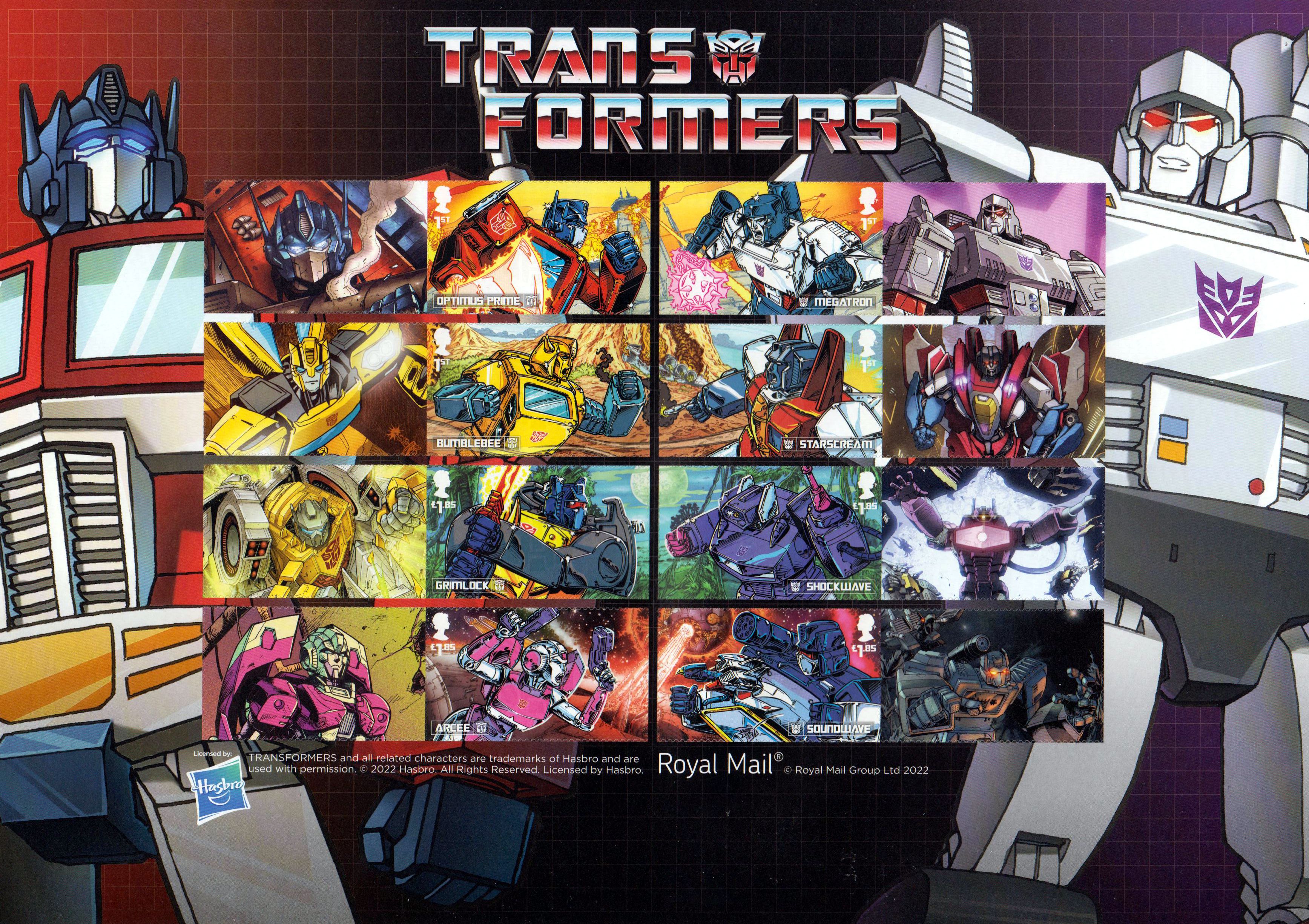 Transformers 2022, aus collector sheet, sk
