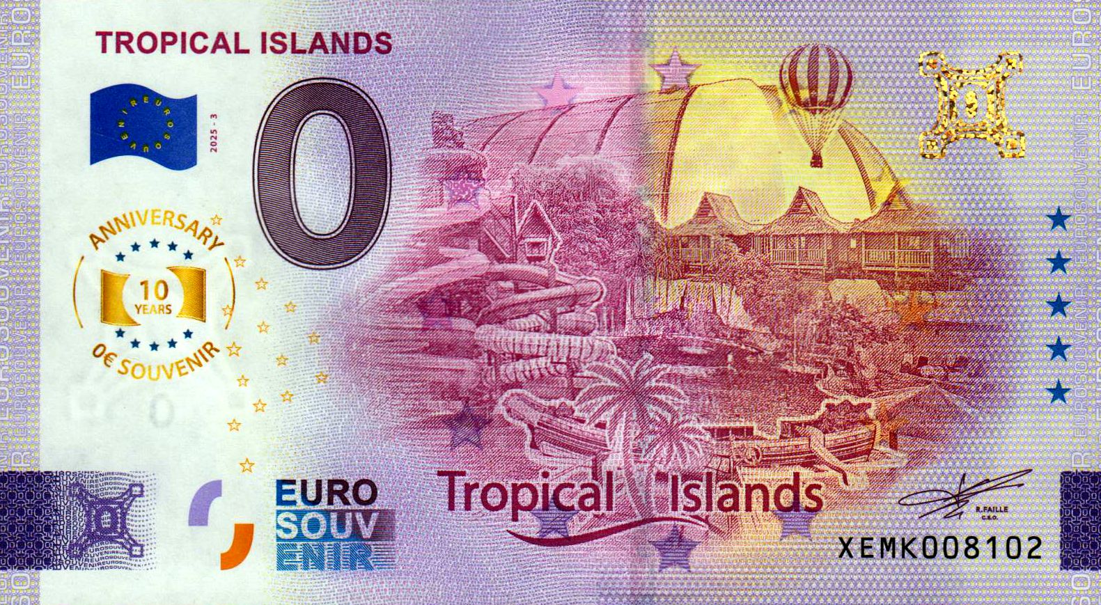 Tropical Islands 2025-3 Anniversary