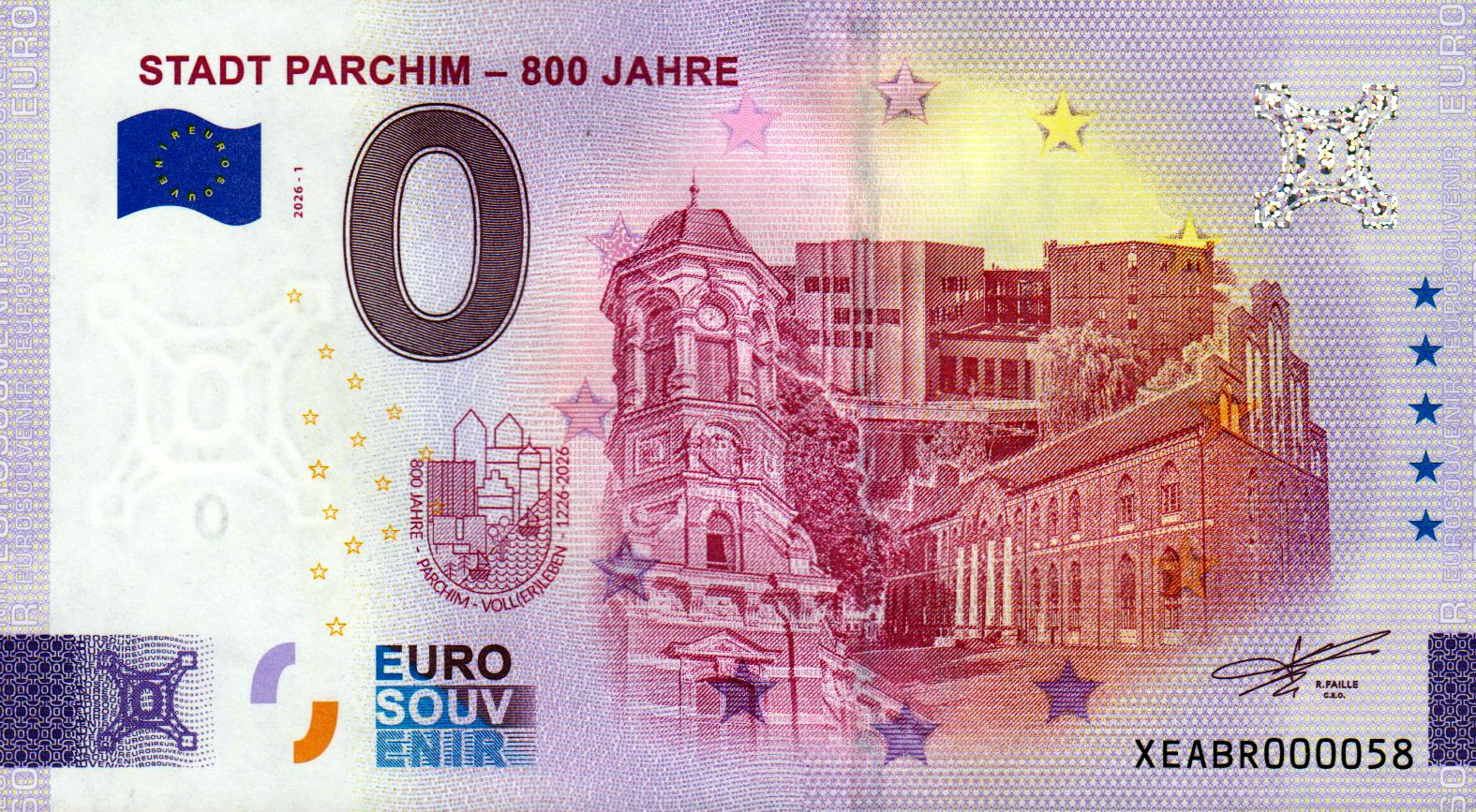Stadt Parchim - 800 Jahre 2026-1, Silber