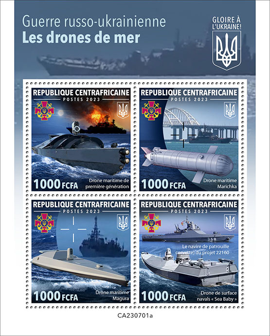 Ukrainische Seedrohnen 2023