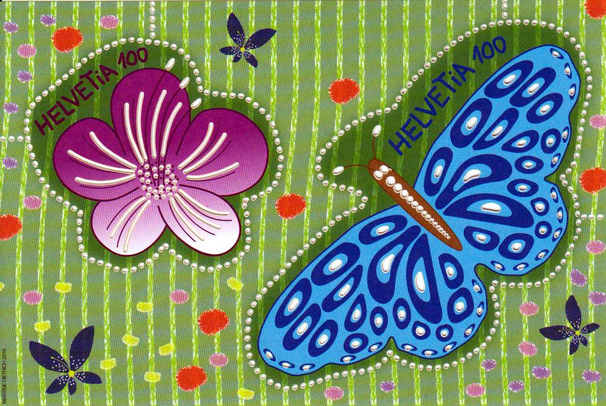 Block: Laserschnitt, Schmetterling