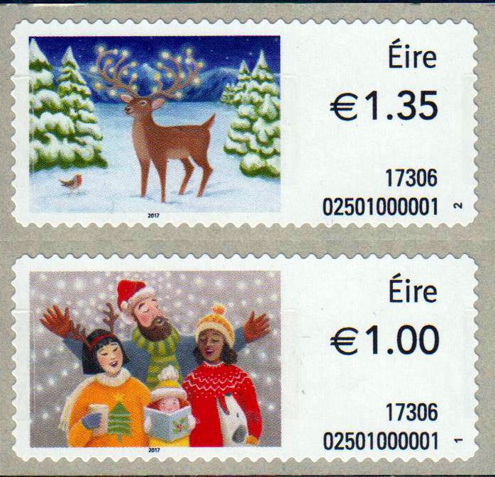 Weihnachten 2017, Rentier, Sänger,  sk