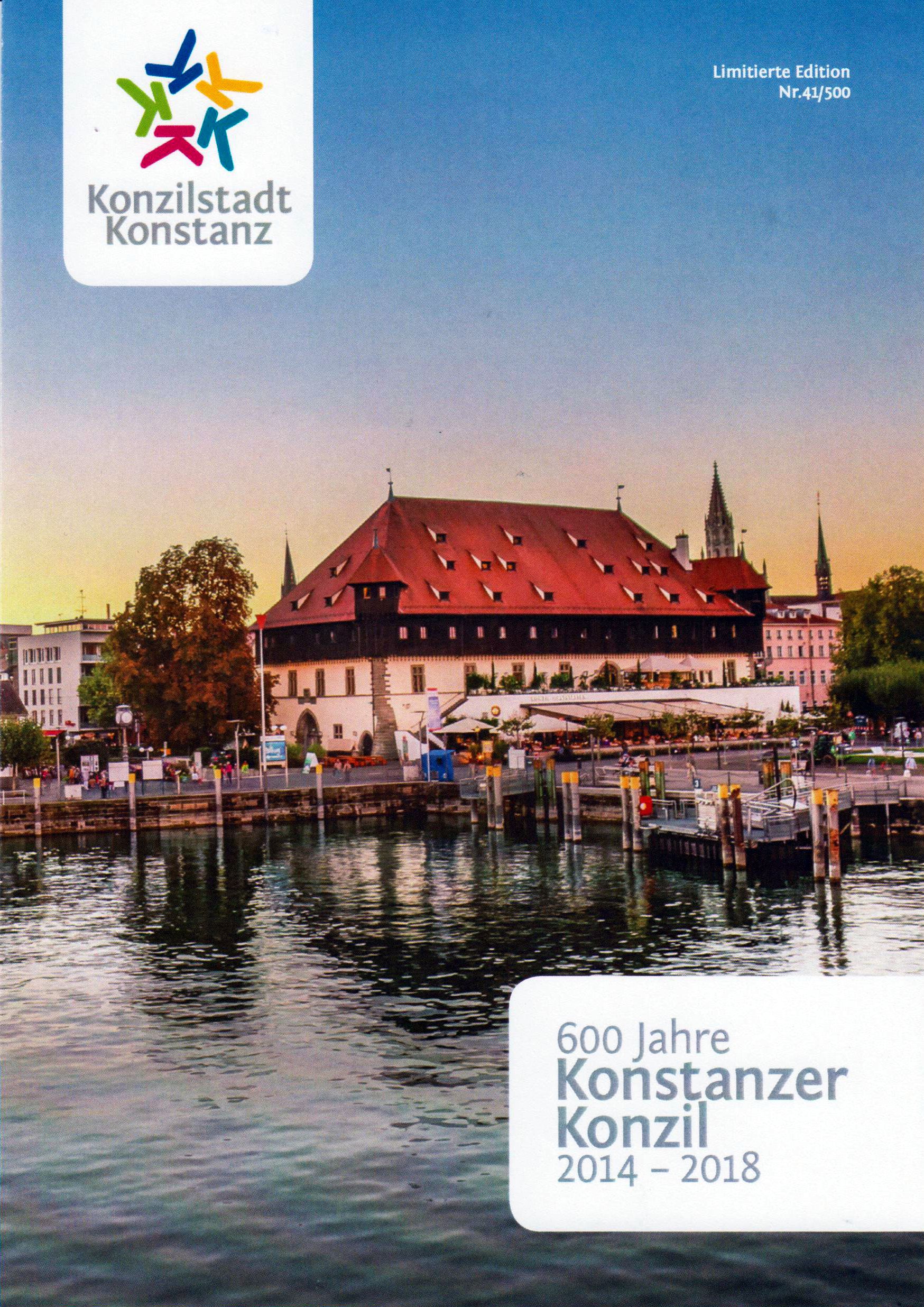 offizielle Klappkarte "Konstanzer Konzil" 2014
