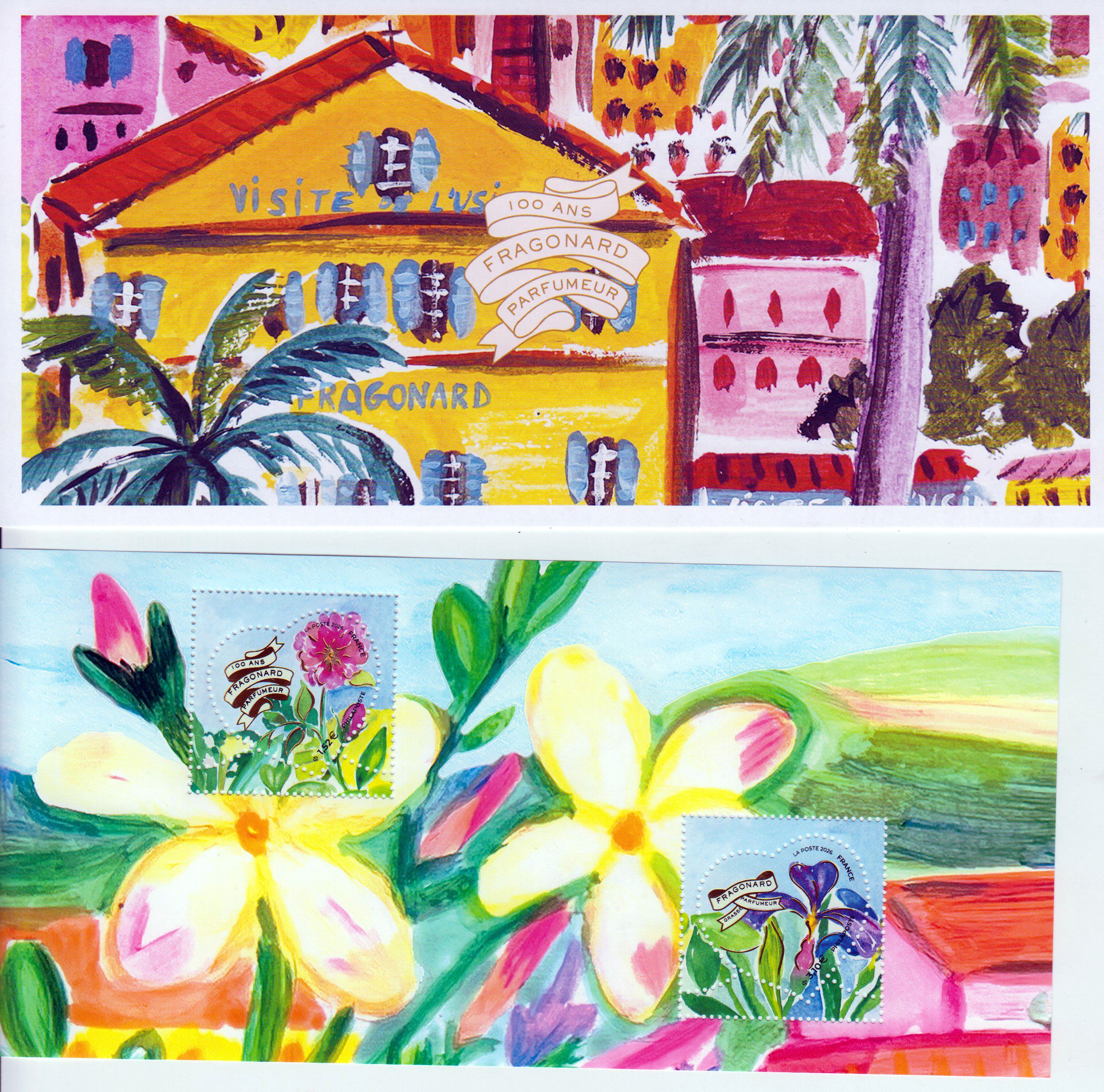 Block: Herzen 2026, Blumen, Duftmarke, Souvenir