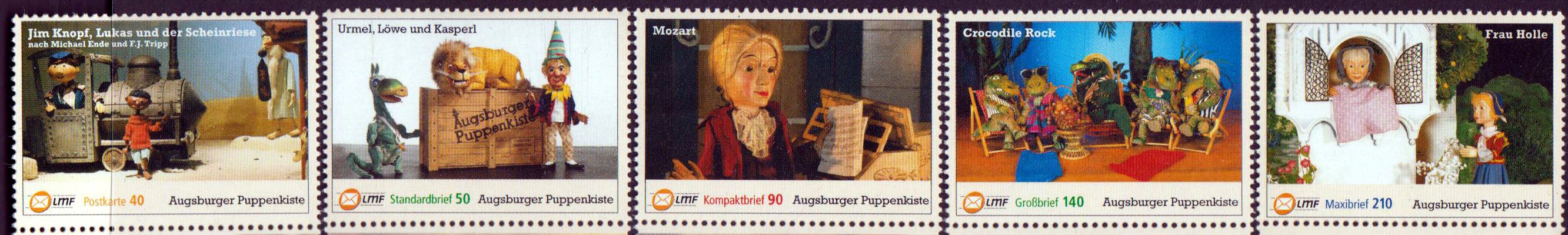 Augsburger Puppenkiste 2011, gestempelt