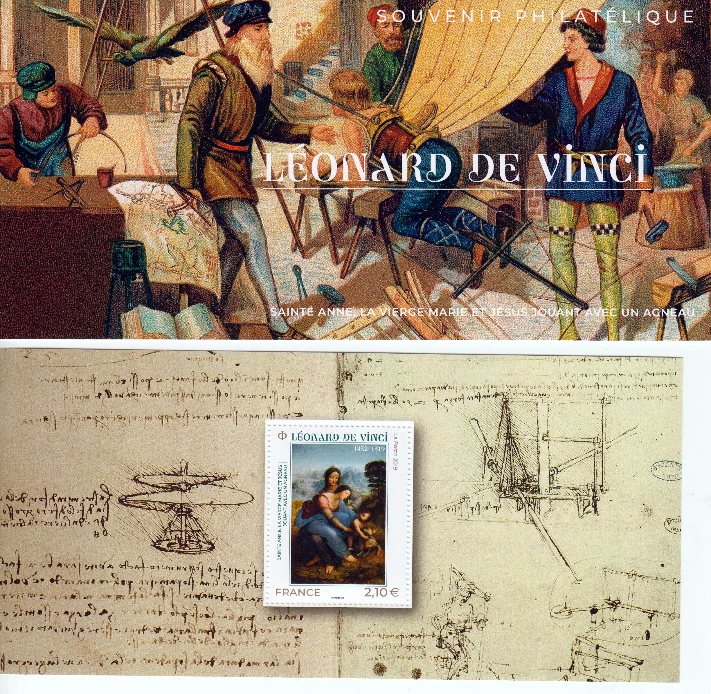 Block: Leonardo Da Vinci, Gemälde,Souvenir