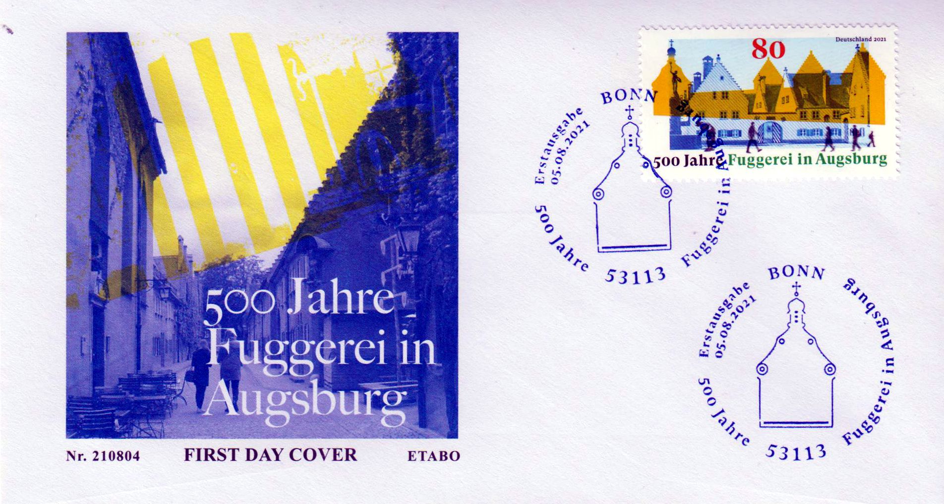 500 Jahre Fuggerei in Augsburg 2021