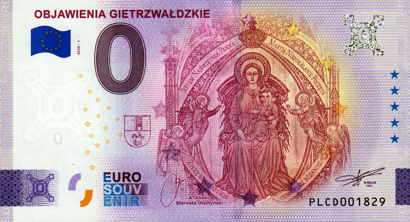 Objawienia Gietrzwaldzkie 2026-1 Silber