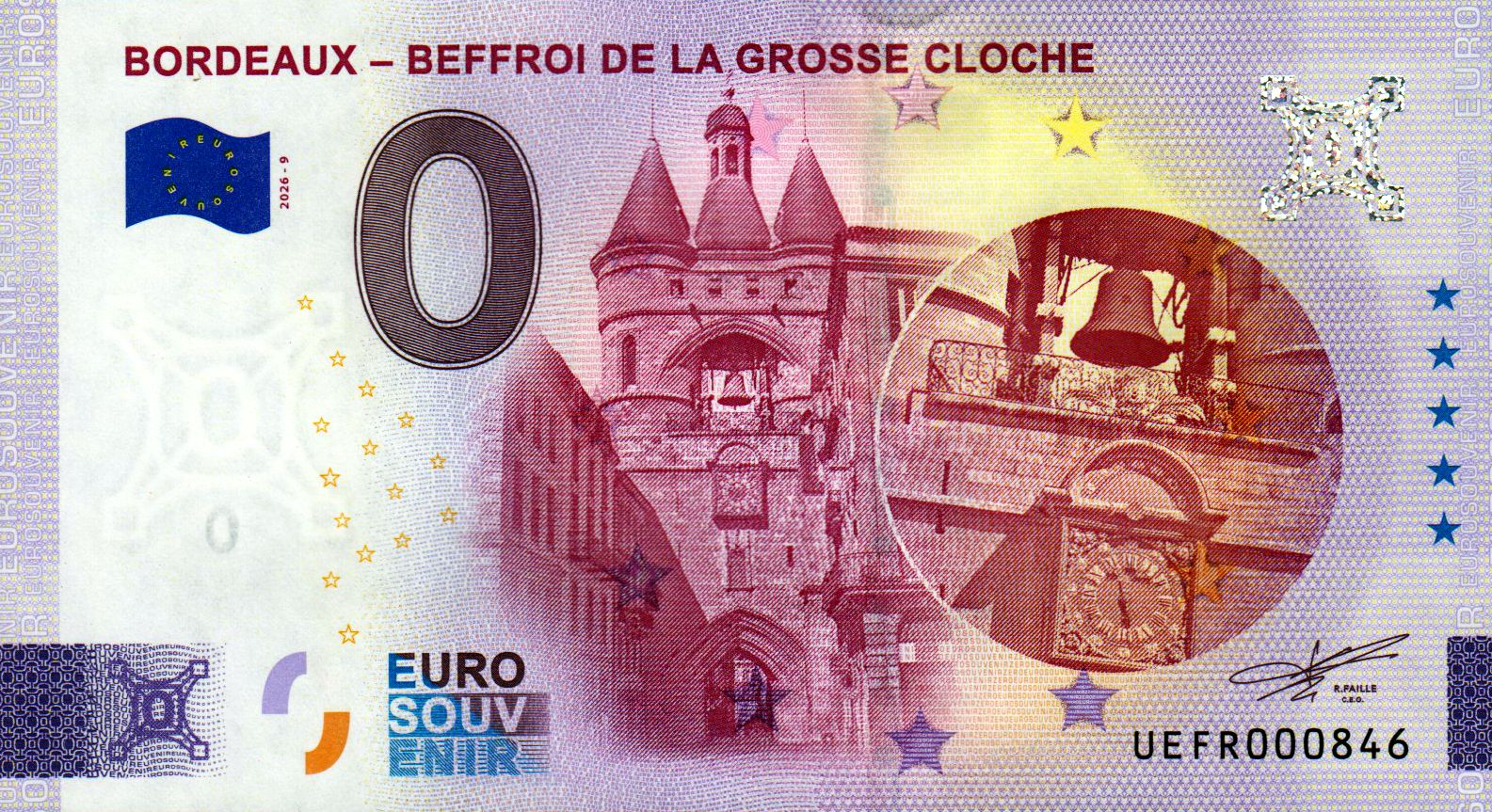 Bordeaux - Beffroi de la Grosse Cloche 2026-9 Silber