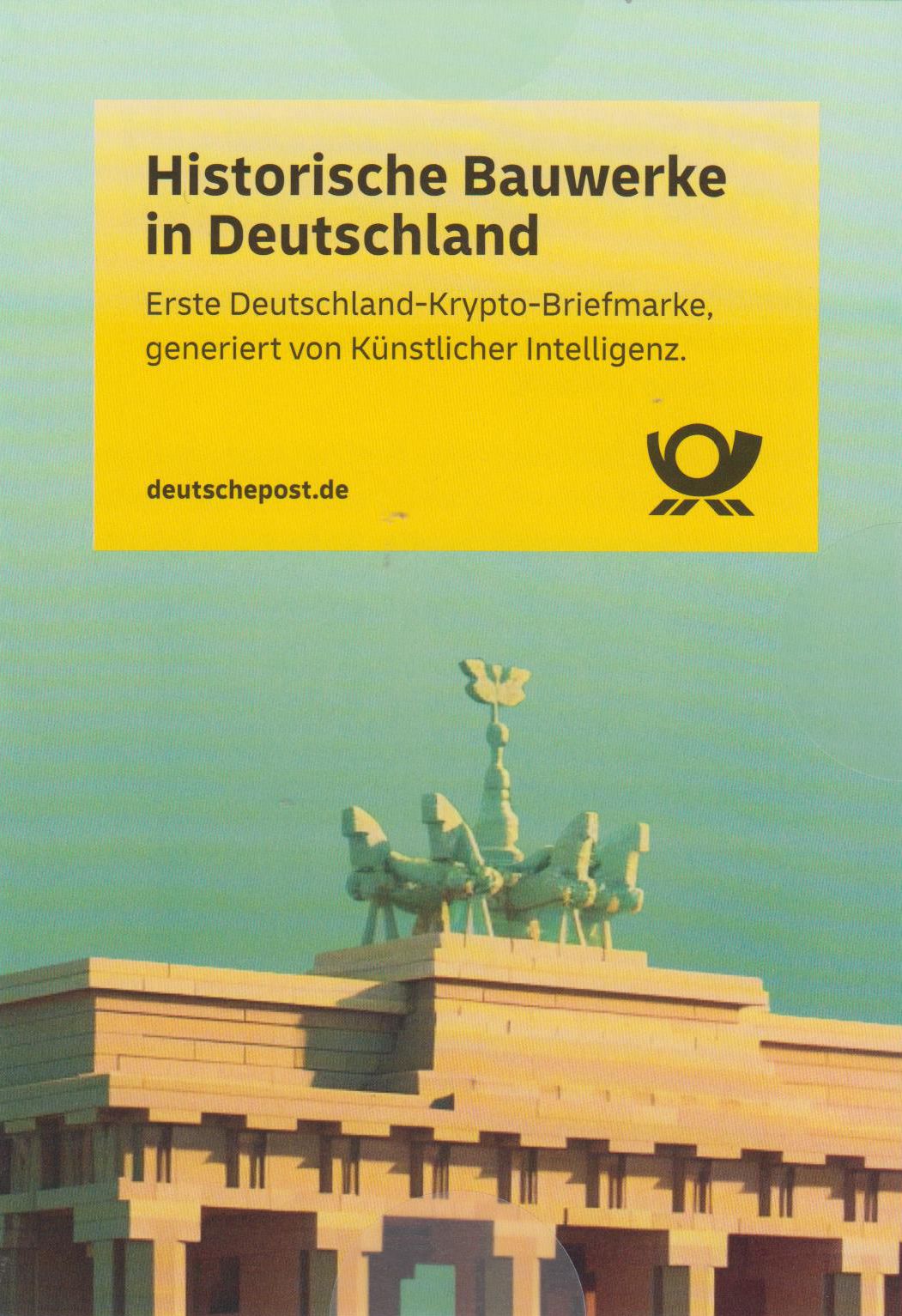 MH: Historische Bauwerke, Brandenburger Tor, Crypto-Stamp 2023, sk