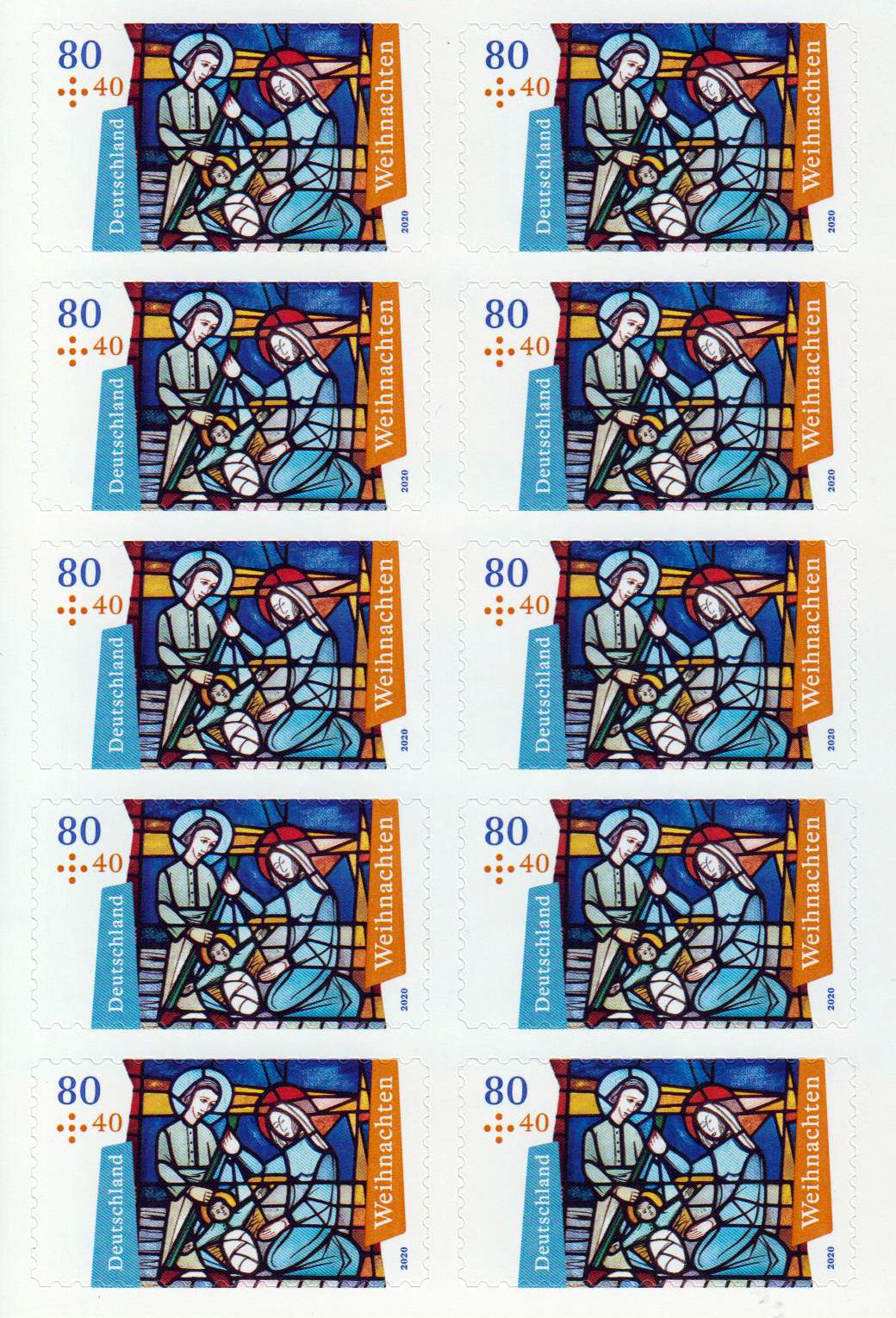 Weihnachten 2020, Kirchenfenster sk