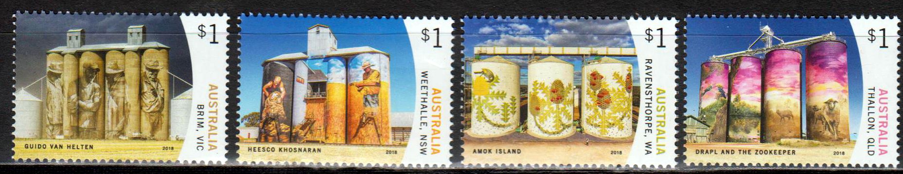 Kunst auf Silos