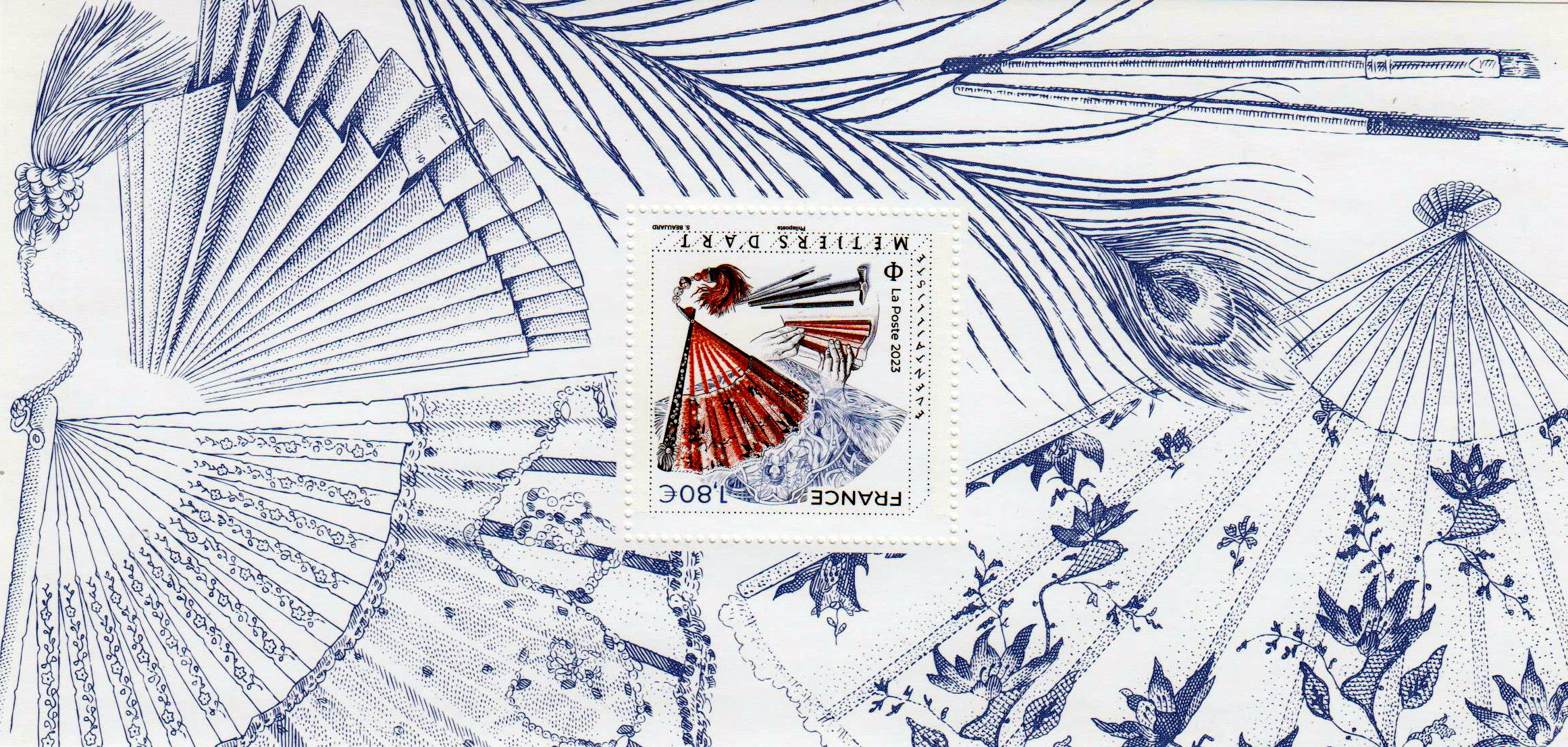 Block: Kunsthandwerk 2023, Fächer, Souvenir