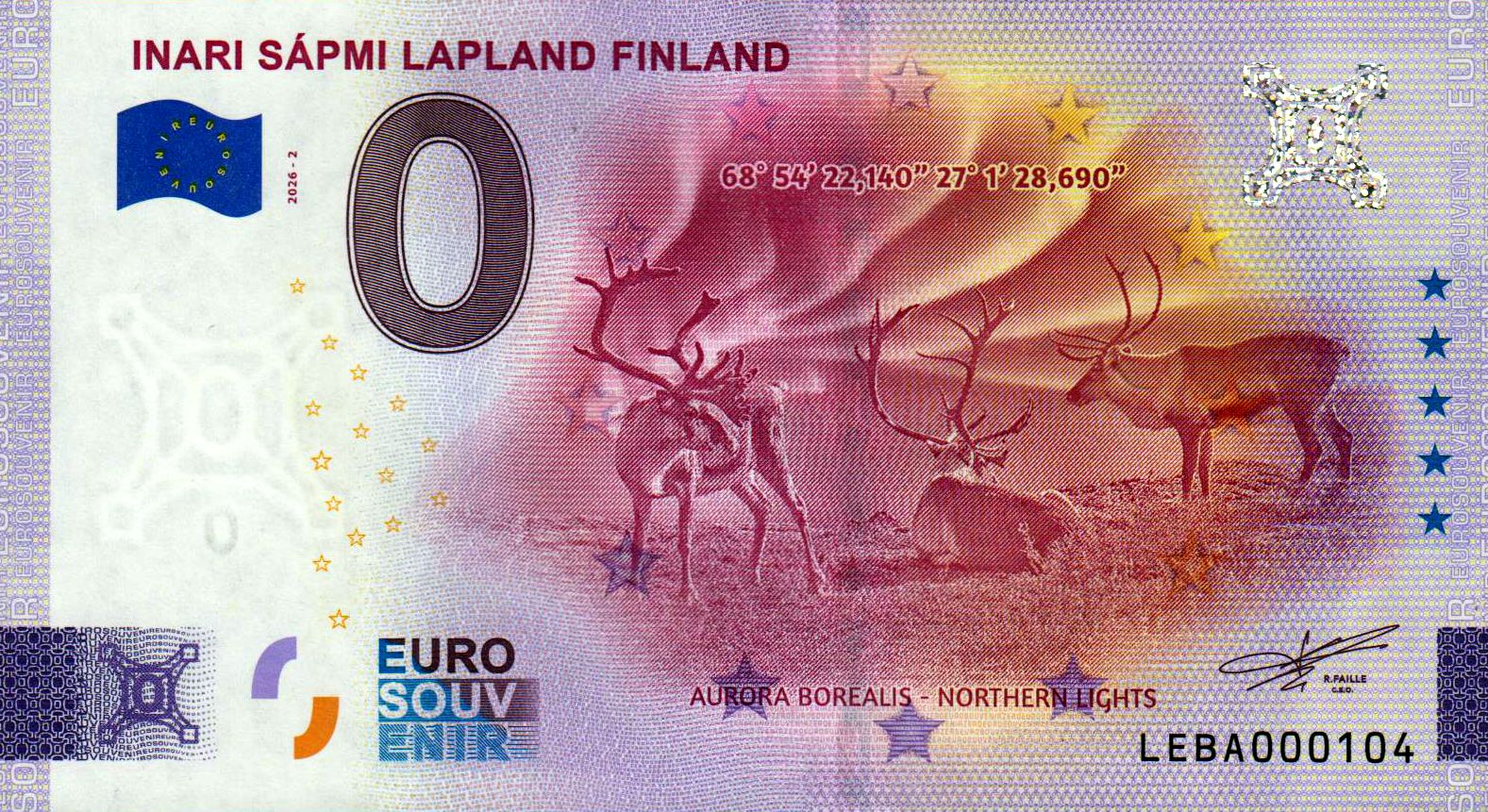 Inari Sapmi Lapland Finland 2026-2, Silber-Edition