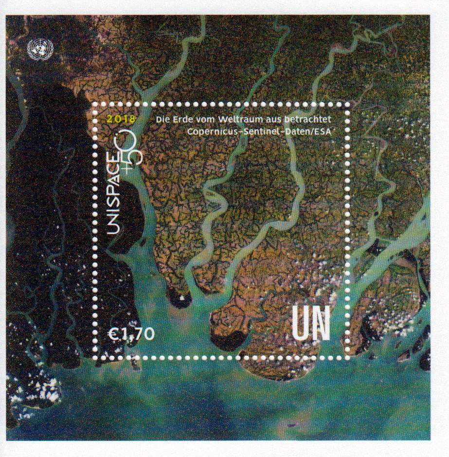 Block: Unispace+50, gestempelt