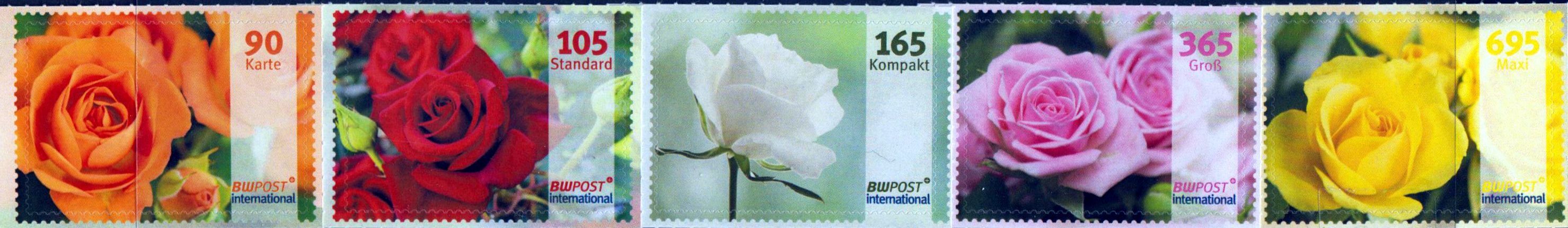 Rosen international 2019, gestempelt