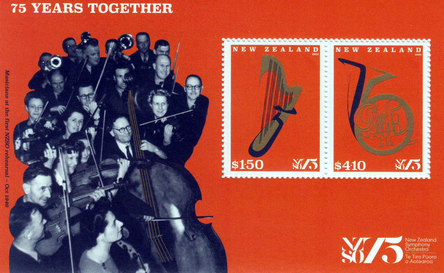 Block: 75 Jahre Neuseeland Symphonie Orchester
