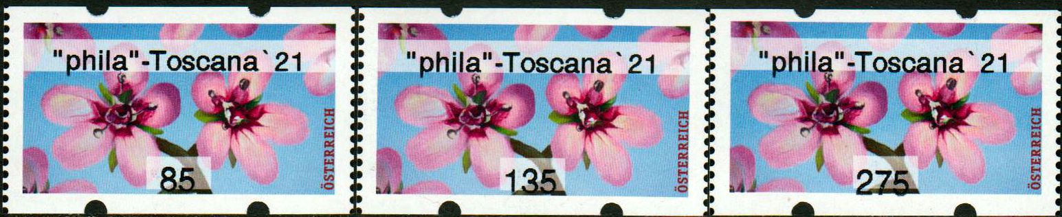 Sommer 2021, Reiherschnabel mit Aufdruck "phila"-Toscana `21