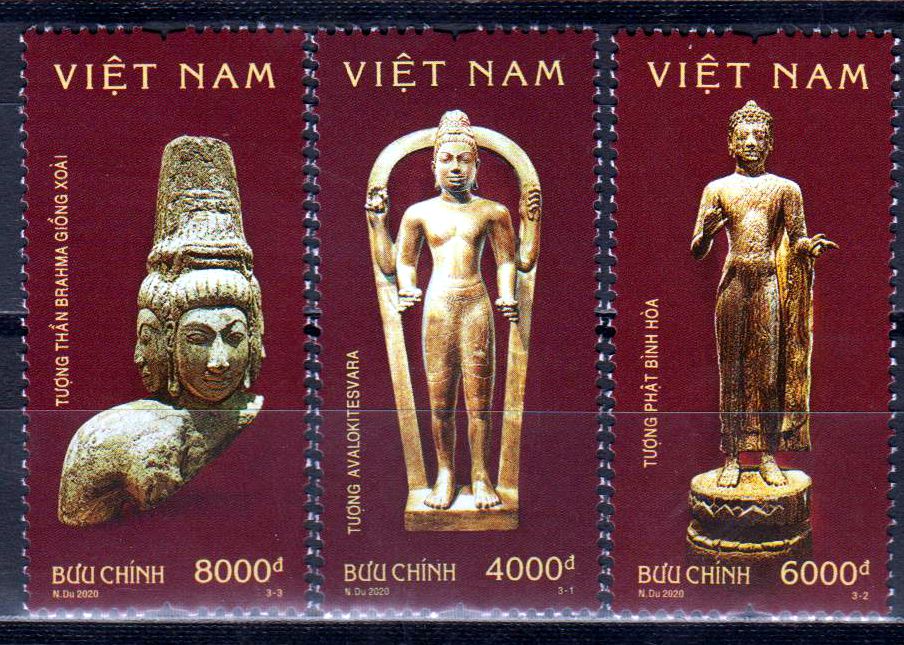 Artefakte von Oc Eo 2020, Statuen