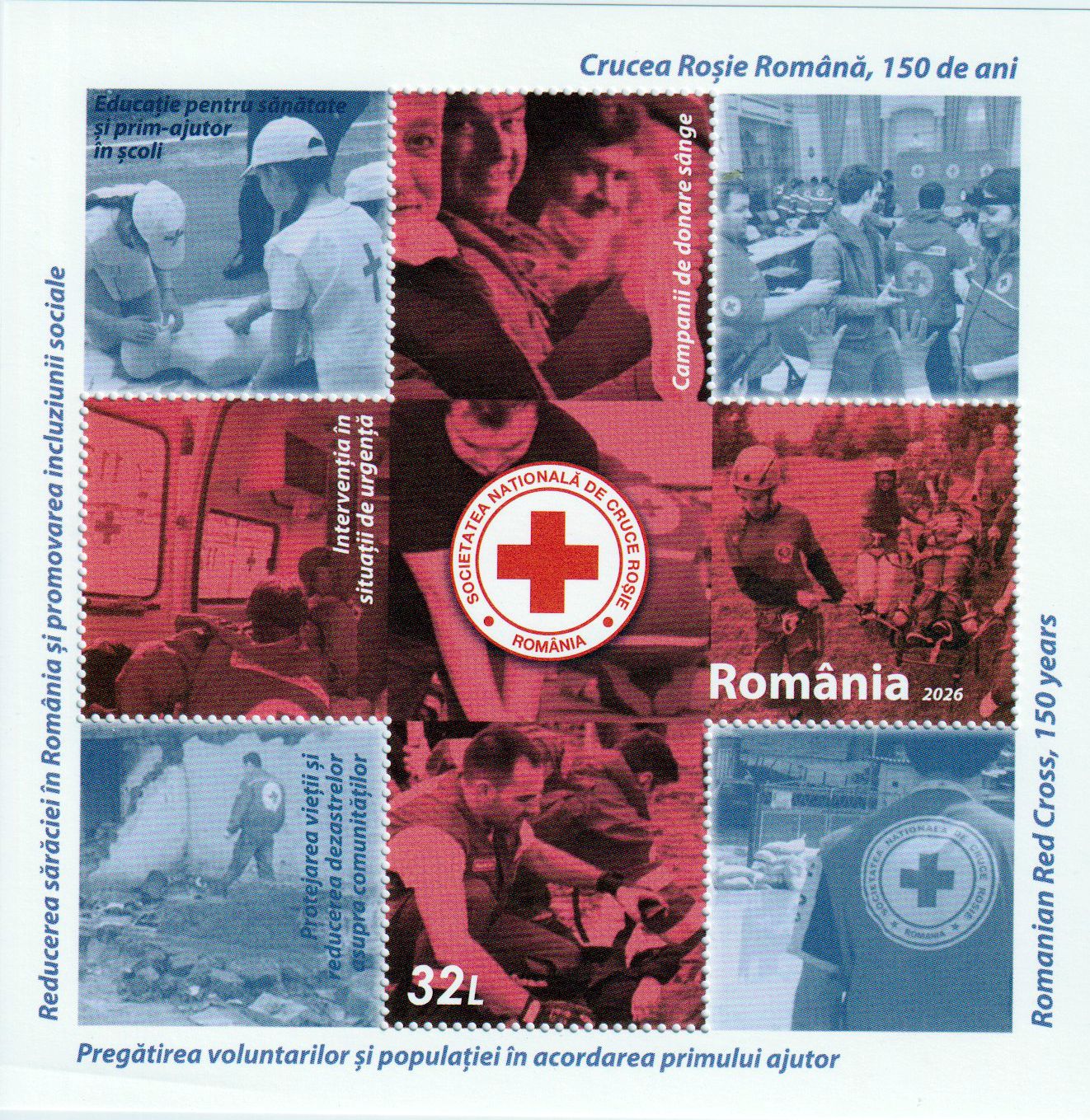 Block: 150 Jahre Rotes Kreuz 2026