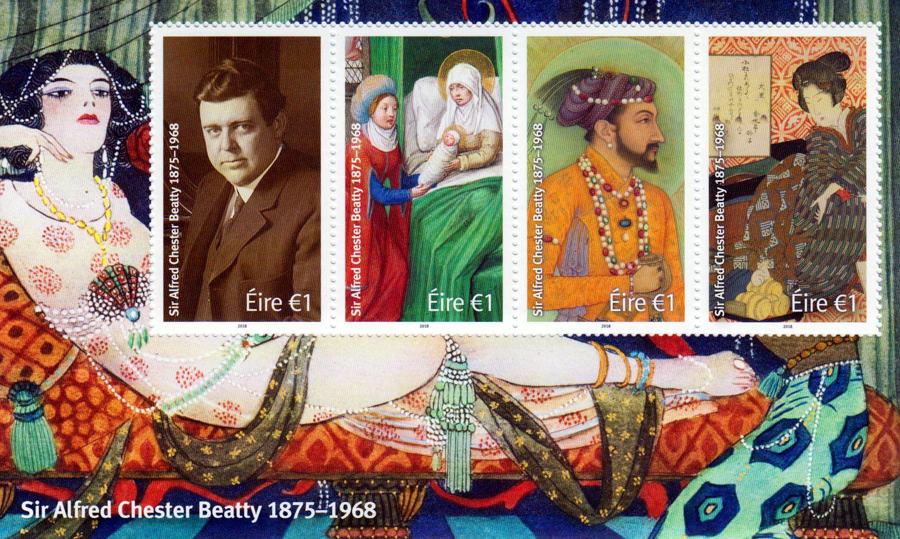 Block: Chester Beatty Seten, Gemälde