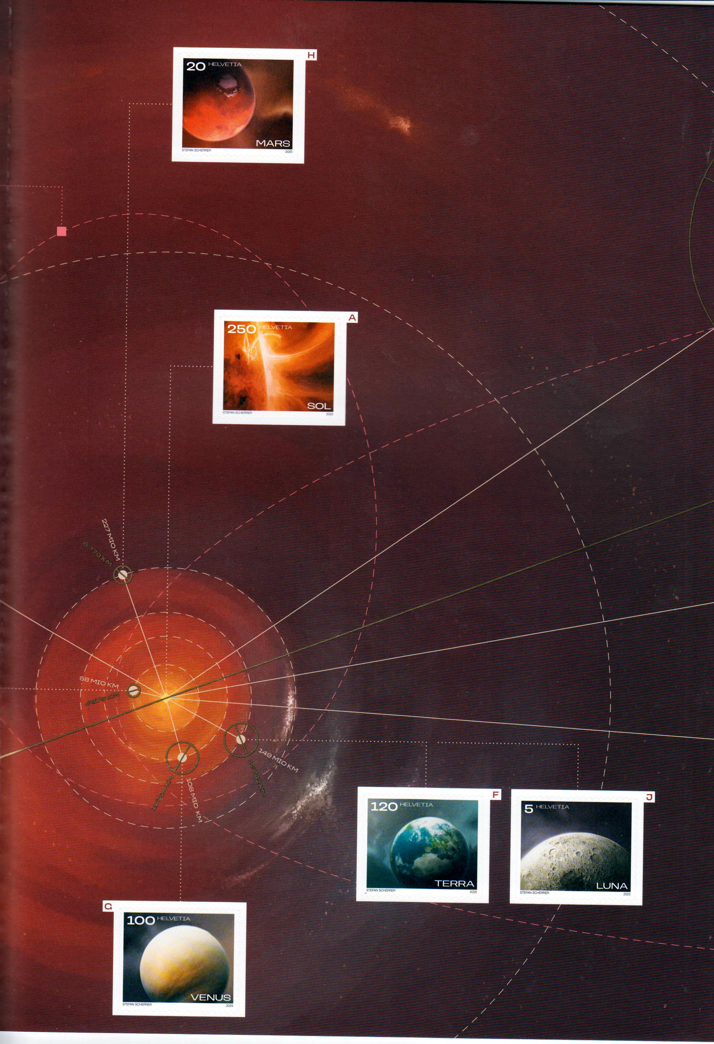 Block: Unser Sonnensystem 2025 Spezialbogen, sk
