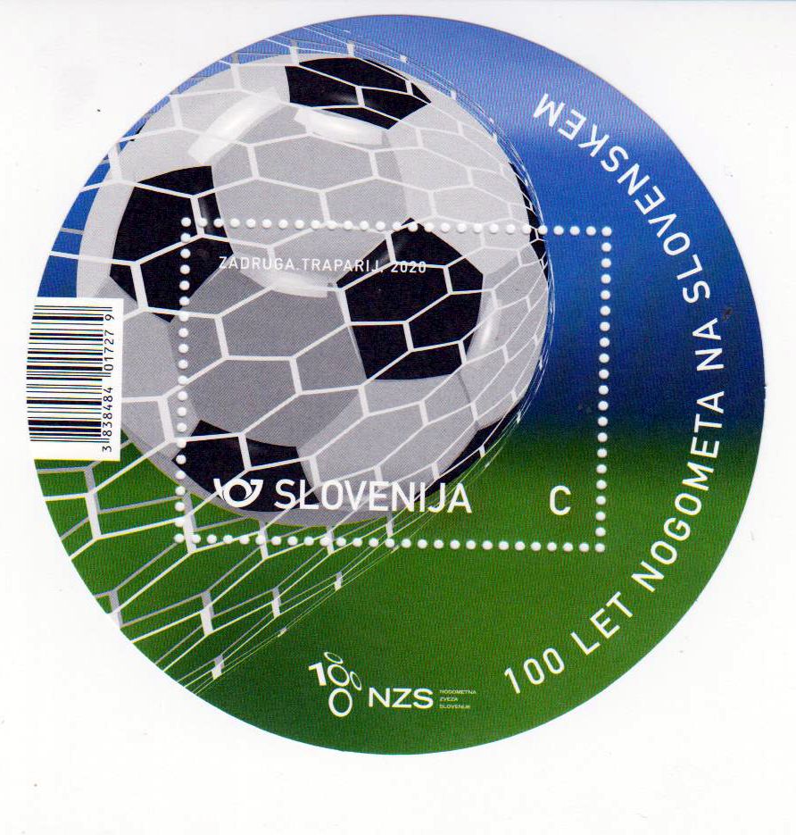 Block: 100 Jahre Fußball in Slowenien 2020