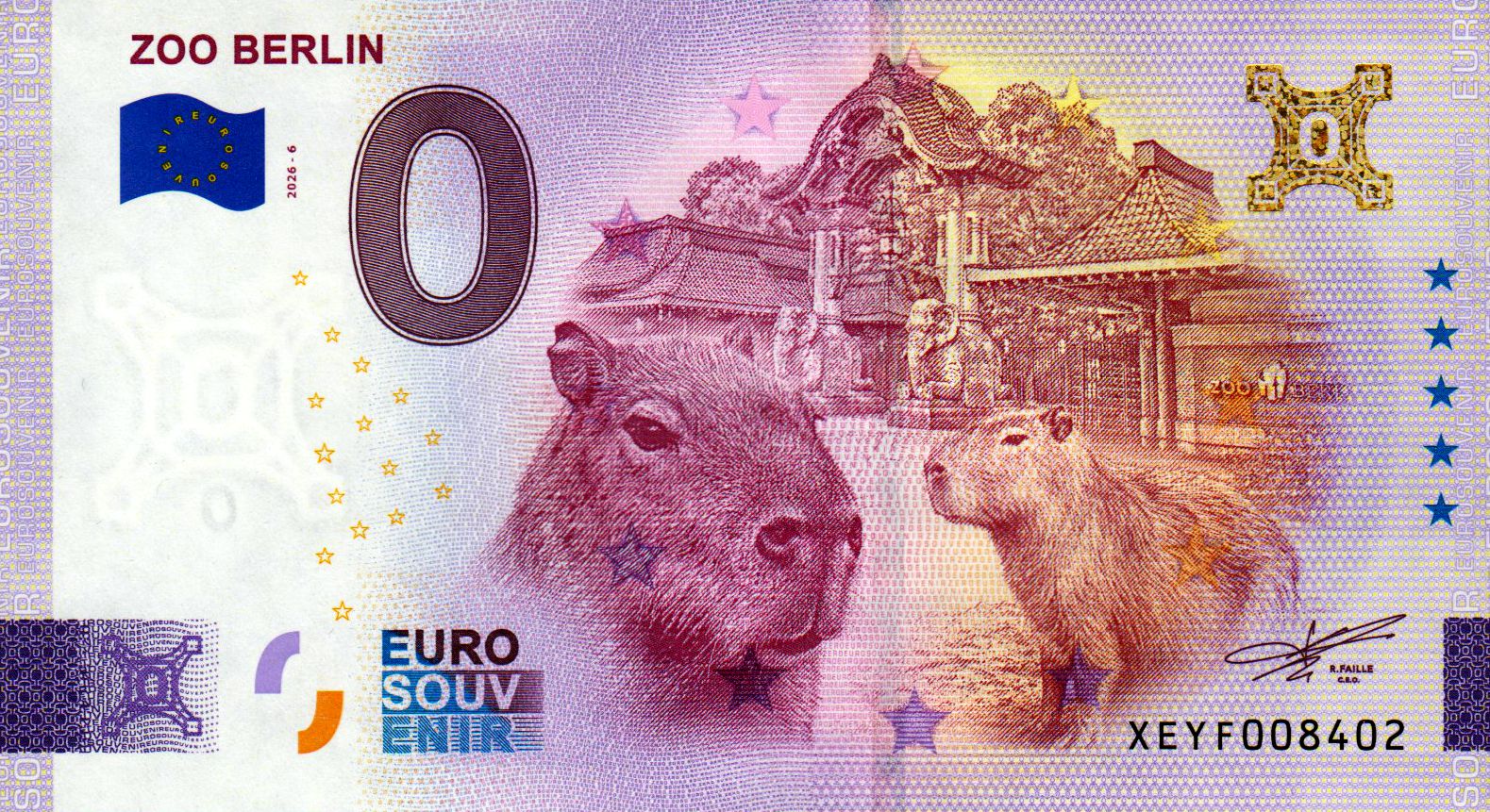 Zoo Berlin - Capybara 2026-6 Gold