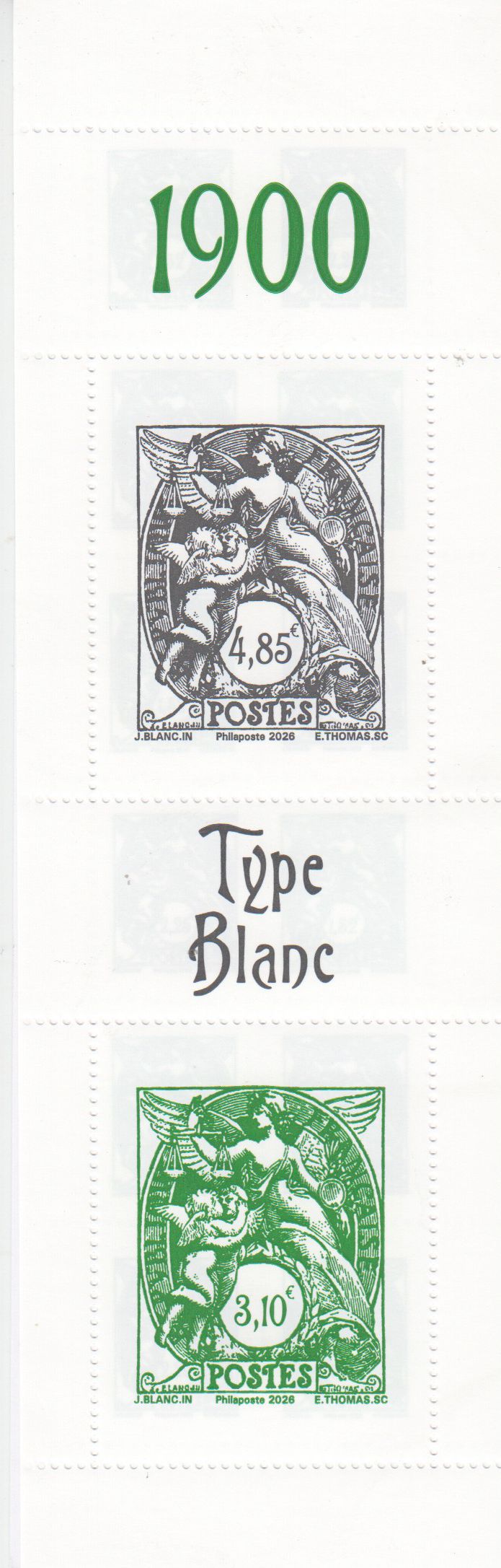 Type Blanc 1900, 2026