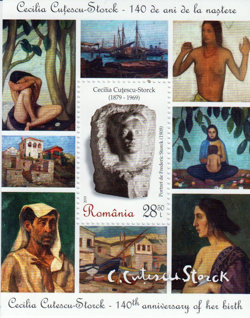 Block: Cecilia Cutescu-Storck, Gemälde