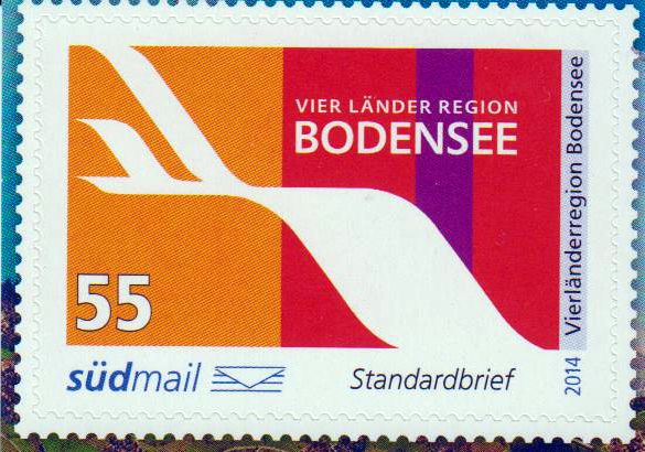 Vier Länder Region Bodensee 2014 sk gestempelt