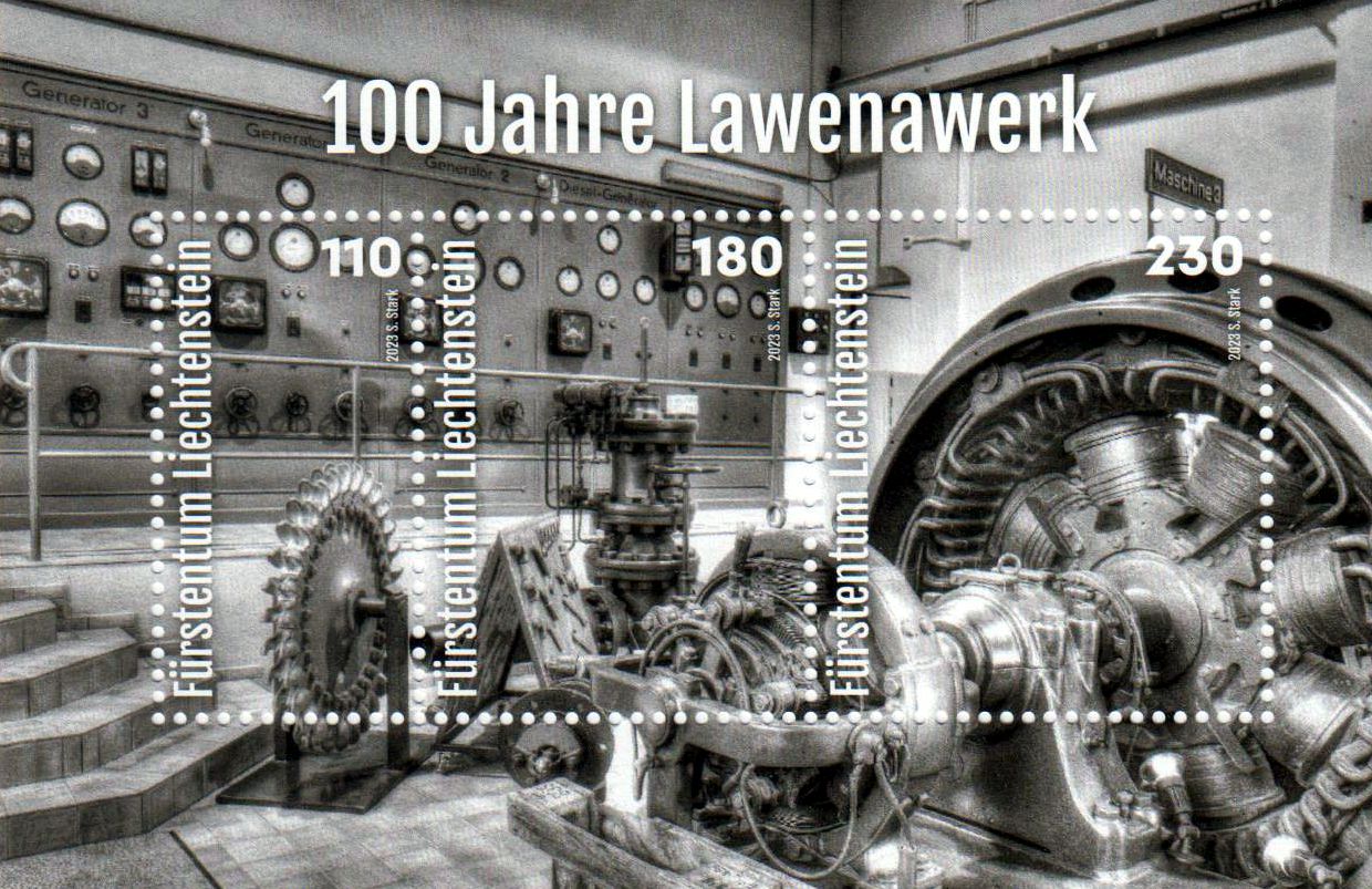 Block: 100 Jahre Lawenawerk 2023, Kraftwerk