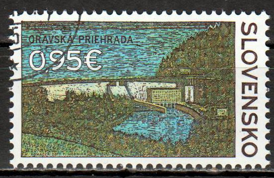Orava Stausee, gestempelt